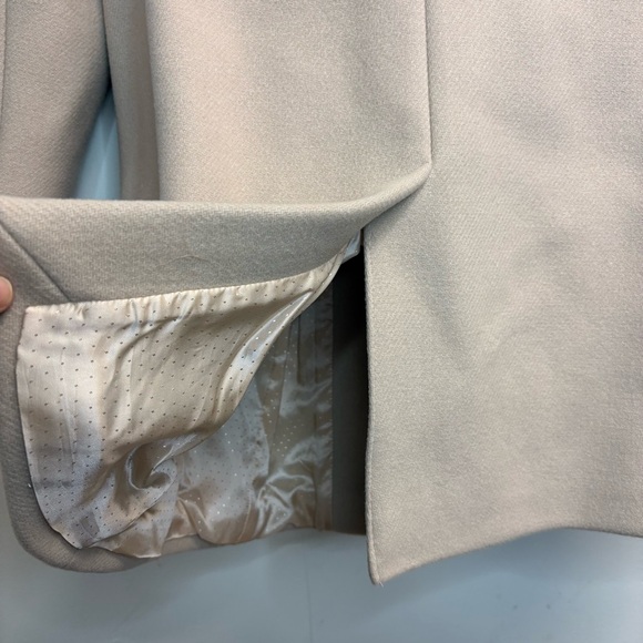Sezane Johnson Wool Double Breasted Coat Sand Size 40 - Picture 7 of 10